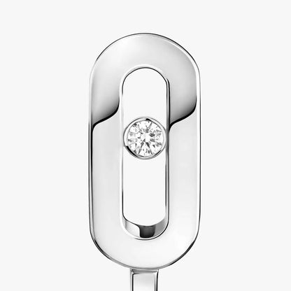 [AM]MOVE CLASSIQUE MINI DIAMOND HOOP EARRINGS