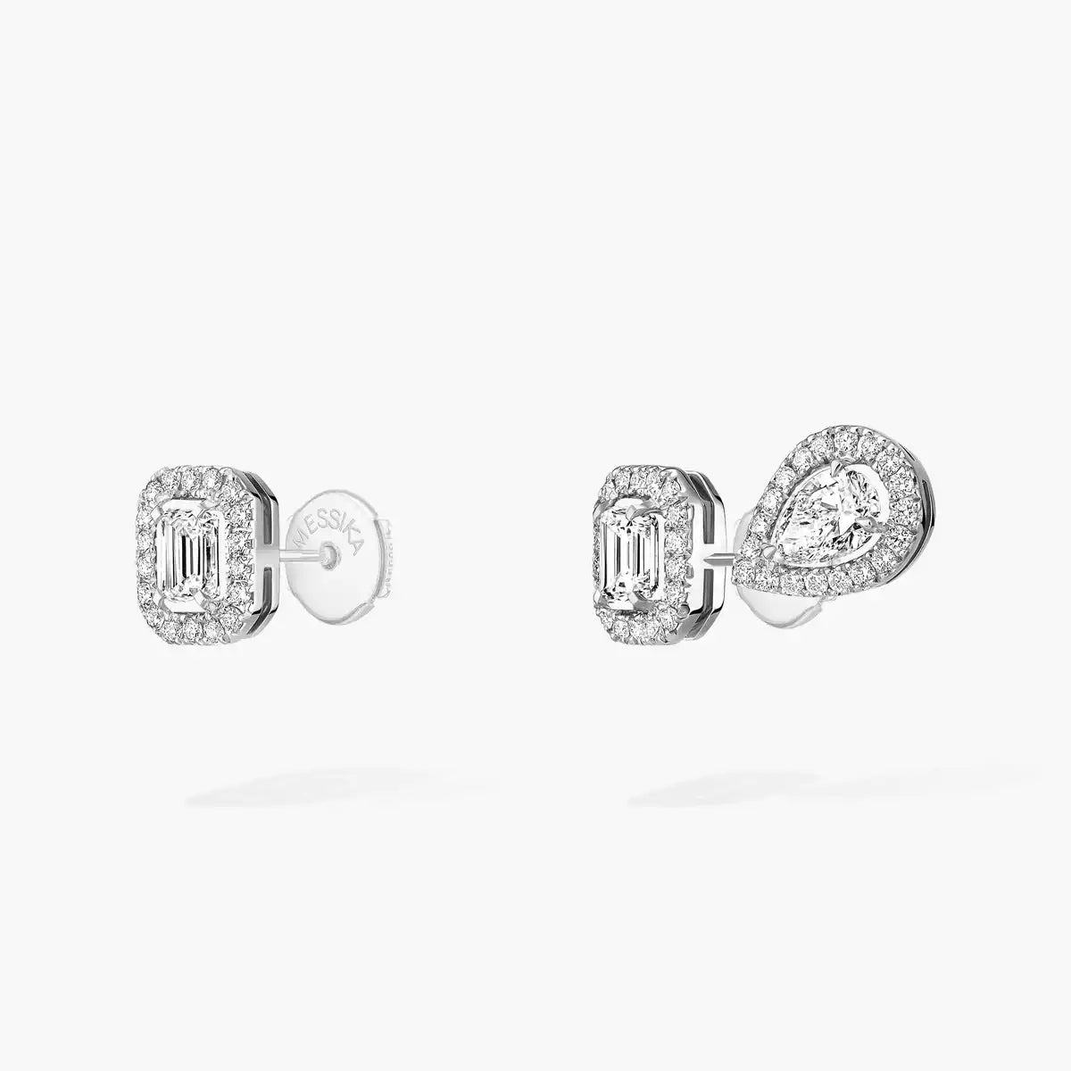 [AM]MY TWIN 1+2 DIAMOND EARRINGS