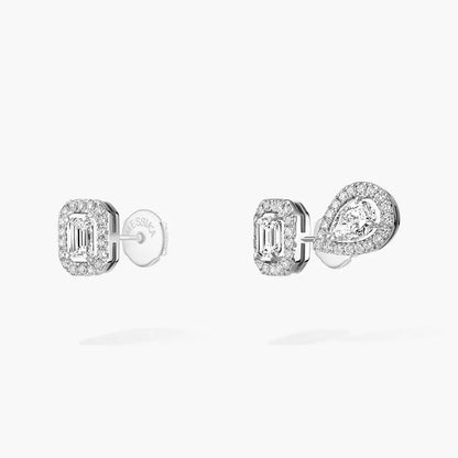 [AM]MY TWIN 1+2 DIAMOND EARRINGS