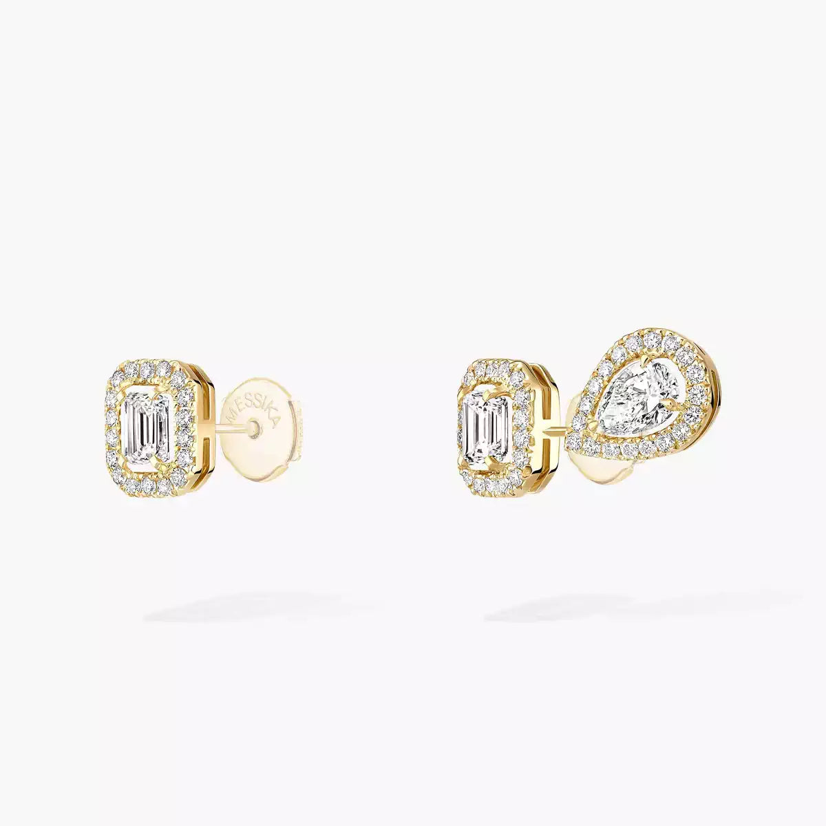 [AM]MY TWIN 1+2 DIAMOND EARRINGS