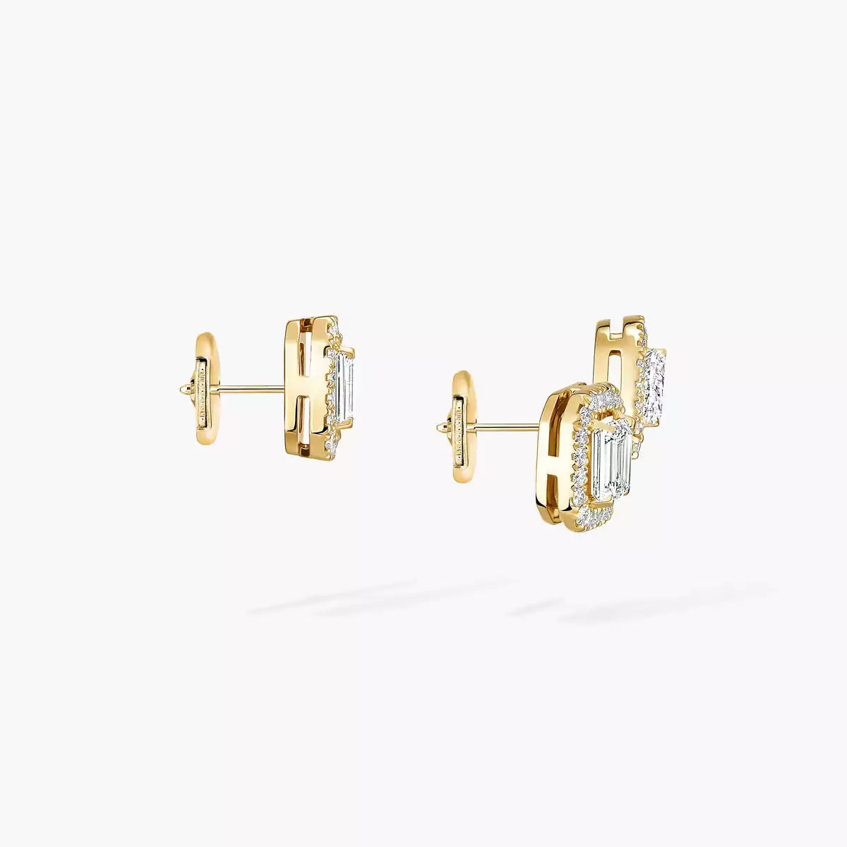 [AM]MY TWIN 1+2 DIAMOND EARRINGS