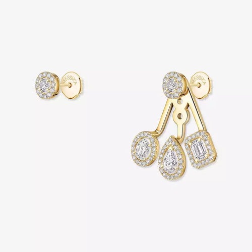 [AM]MY TWIN TRIO DIAMOND EARRINGS