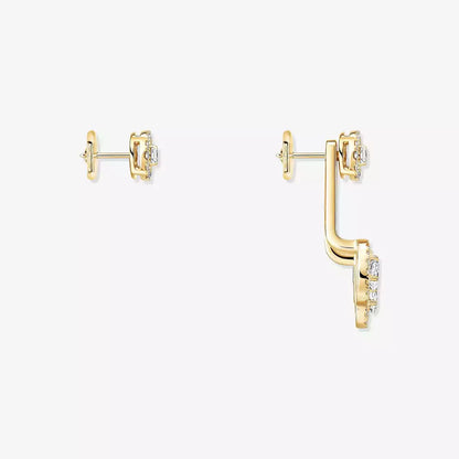 [AM]MY TWIN TRIO DIAMOND EARRINGS
