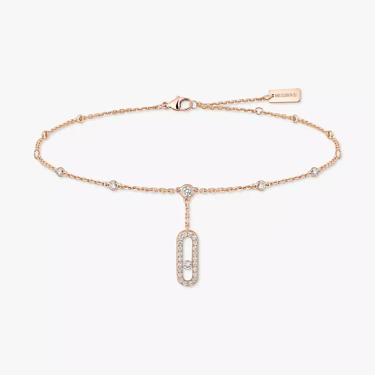 [AM]MOVE UNO PAVÉ DIAMOND ANKLE BRACELET