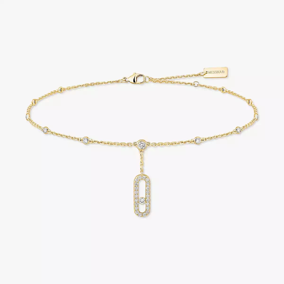 [AM]MOVE UNO PAVÉ DIAMOND ANKLE BRACELET