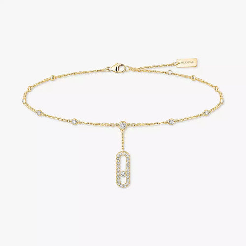 [AM]MOVE UNO PAVÉ DIAMOND ANKLE BRACELET