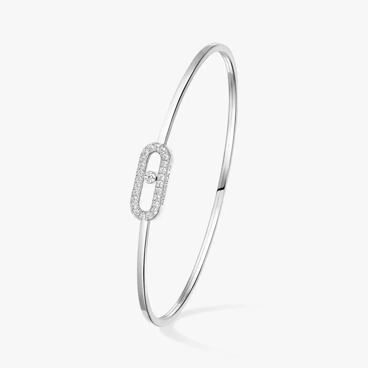 [AM]MOVE UNO PAVÉ FLEX BANGLE (MEDIUM)