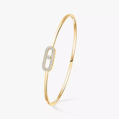 [AM]MOVE UNO PAVÉ FLEX BANGLE (MEDIUM)