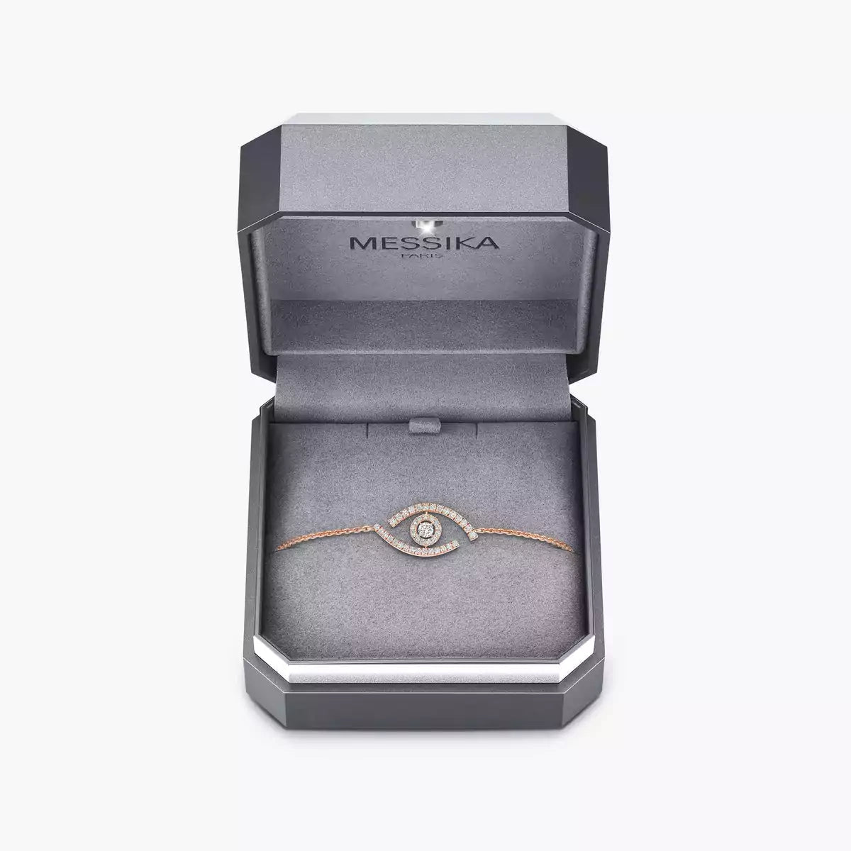 [AM]LUCKY EYE PAVÉ-SET DIAMOND BRACELET