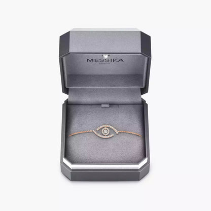 [AM]LUCKY EYE PAVÉ-SET DIAMOND BRACELET