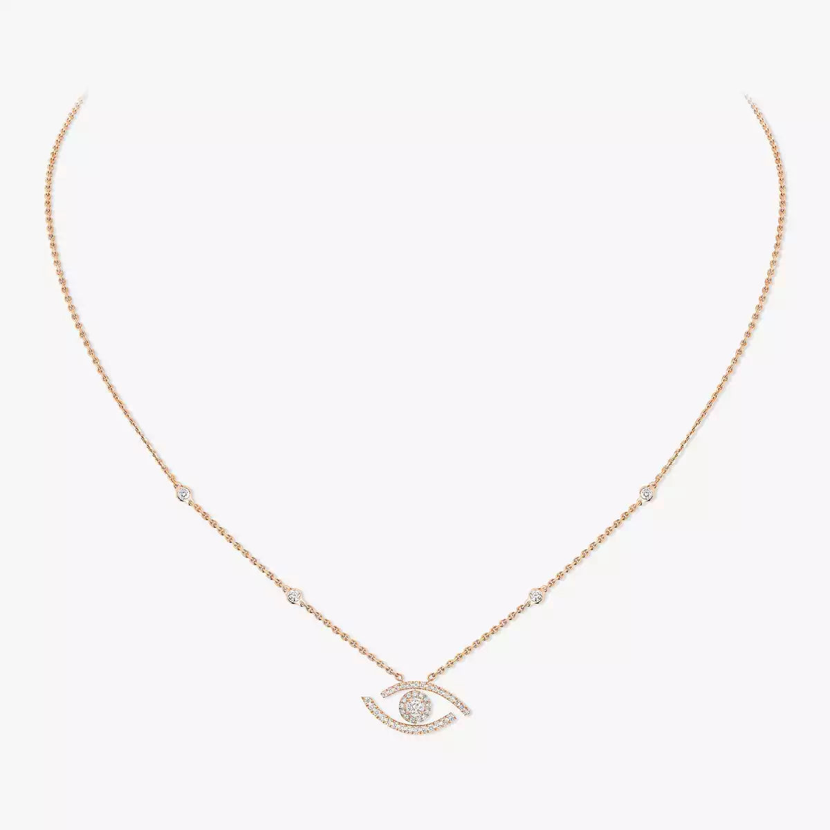 [AM]PAVÉ DIAMOND LUCKY EYE NECKLACE