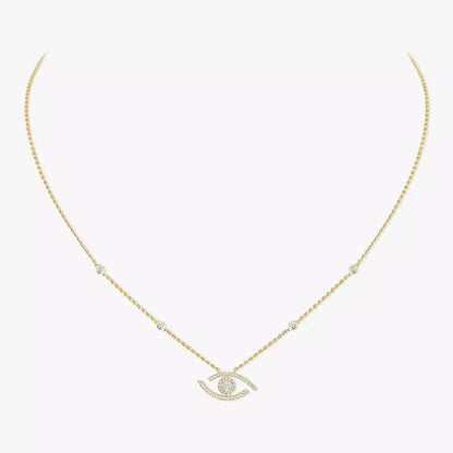 [AM]PAVÉ DIAMOND LUCKY EYE NECKLACE