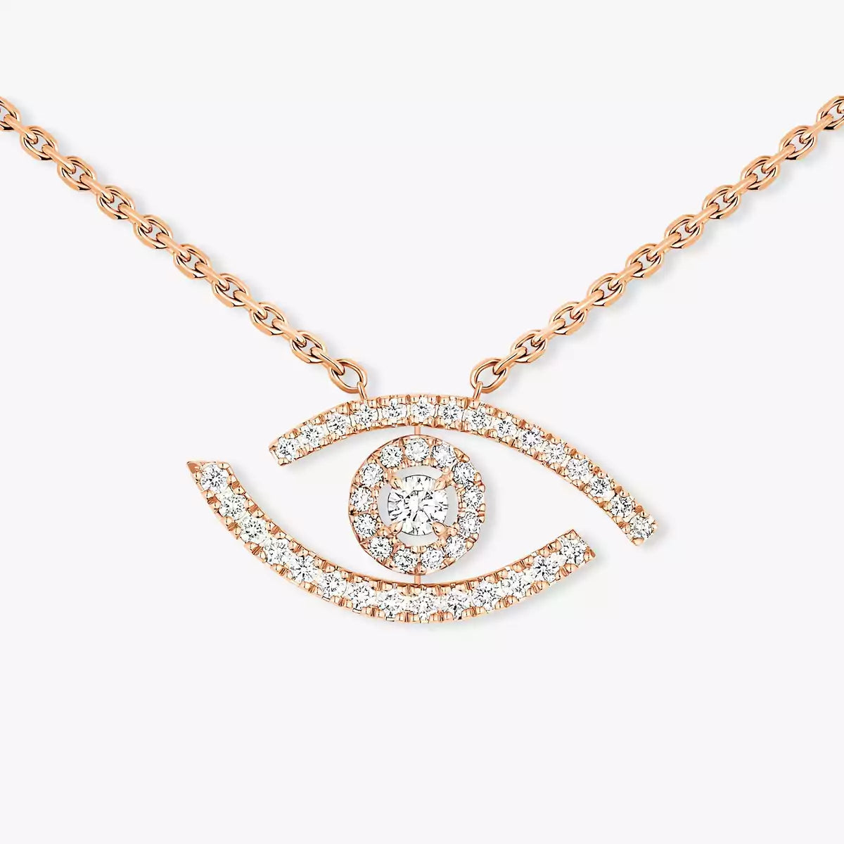[AM]PAVÉ DIAMOND LUCKY EYE NECKLACE