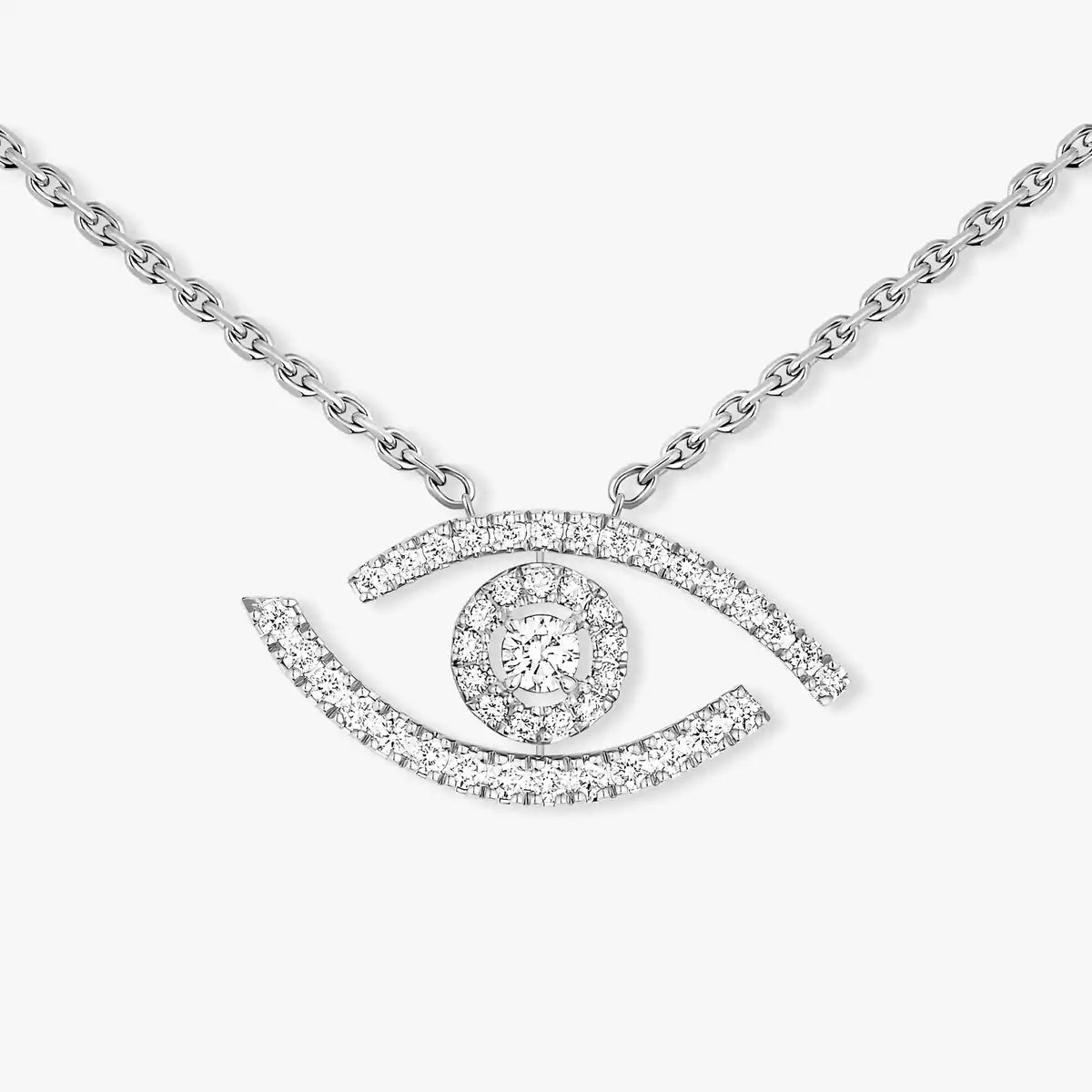 [AM]PAVÉ DIAMOND LUCKY EYE NECKLACE