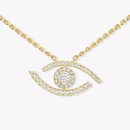 [AM]PAVÉ DIAMOND LUCKY EYE NECKLACE
