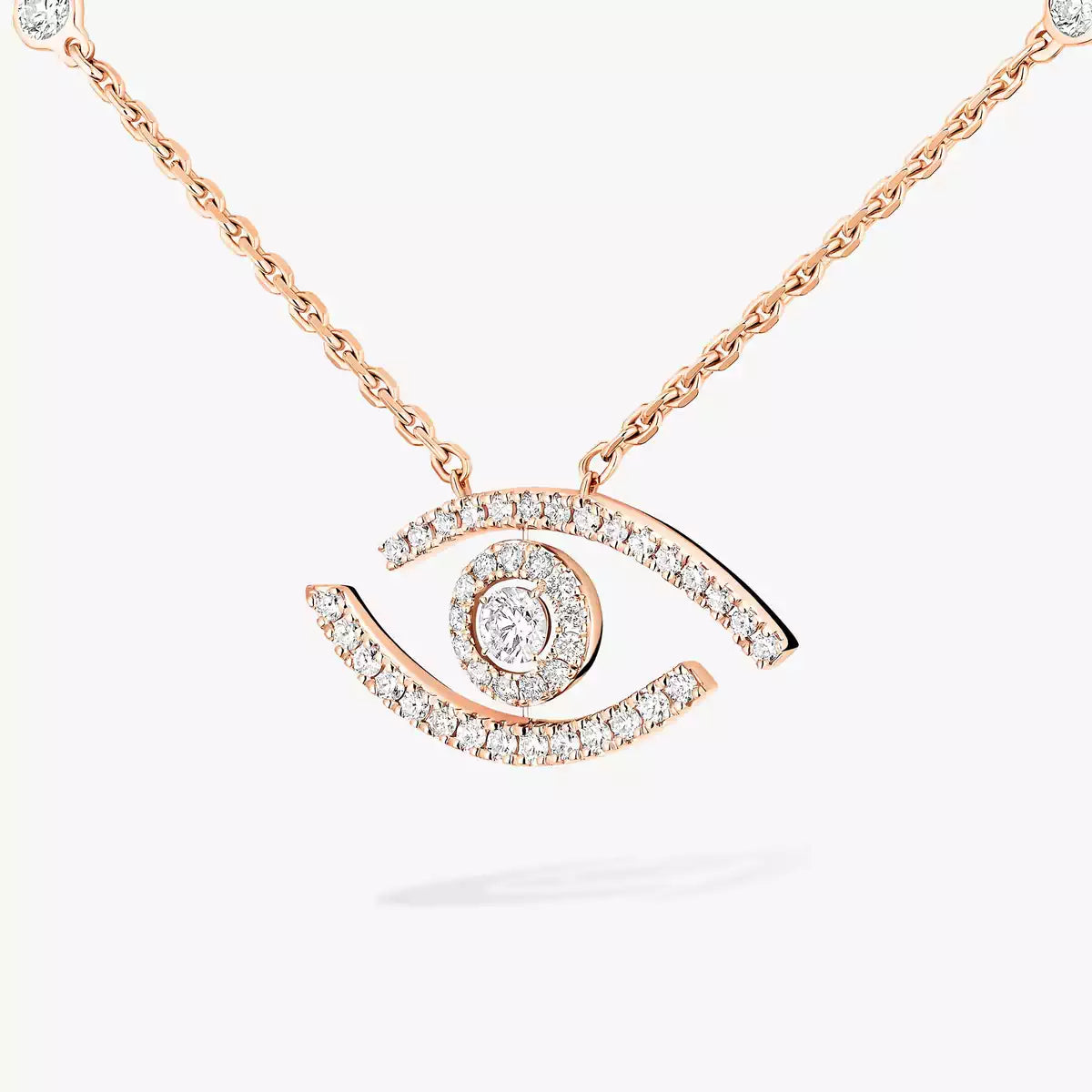 [AM]PAVÉ DIAMOND LUCKY EYE NECKLACE