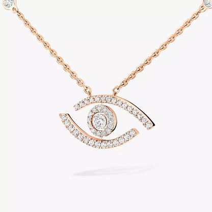 [AM]PAVÉ DIAMOND LUCKY EYE NECKLACE
