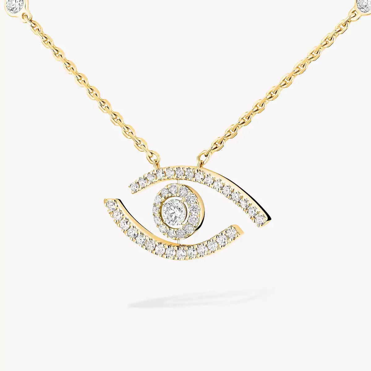 [AM]PAVÉ DIAMOND LUCKY EYE NECKLACE