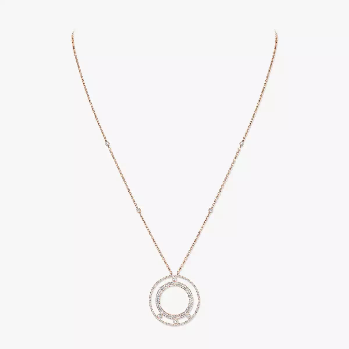 [AM]MOVE ROMANE LONG PAVÉ DIAMOND NECKLACE
