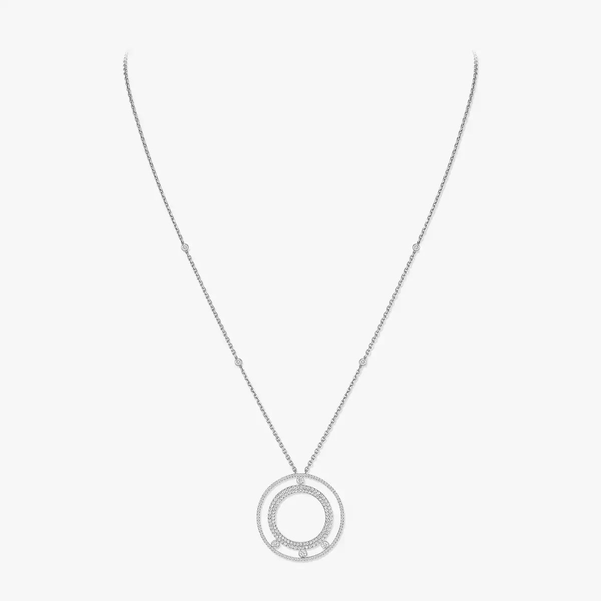 [AM]MOVE ROMANE LONG PAVÉ DIAMOND NECKLACE