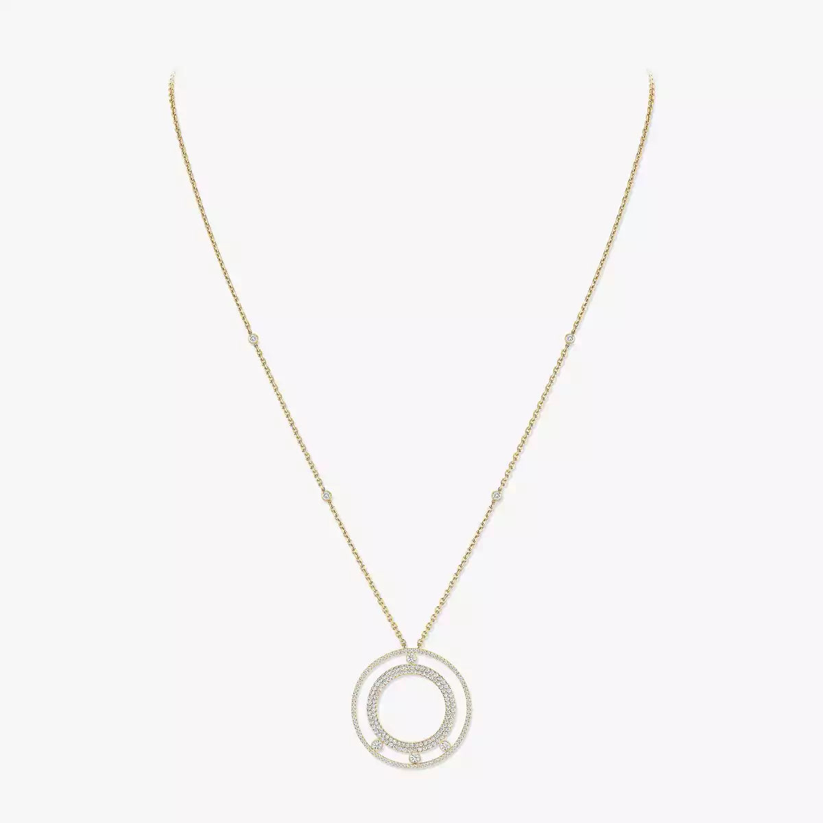 [AM]MOVE ROMANE LONG PAVÉ DIAMOND NECKLACE