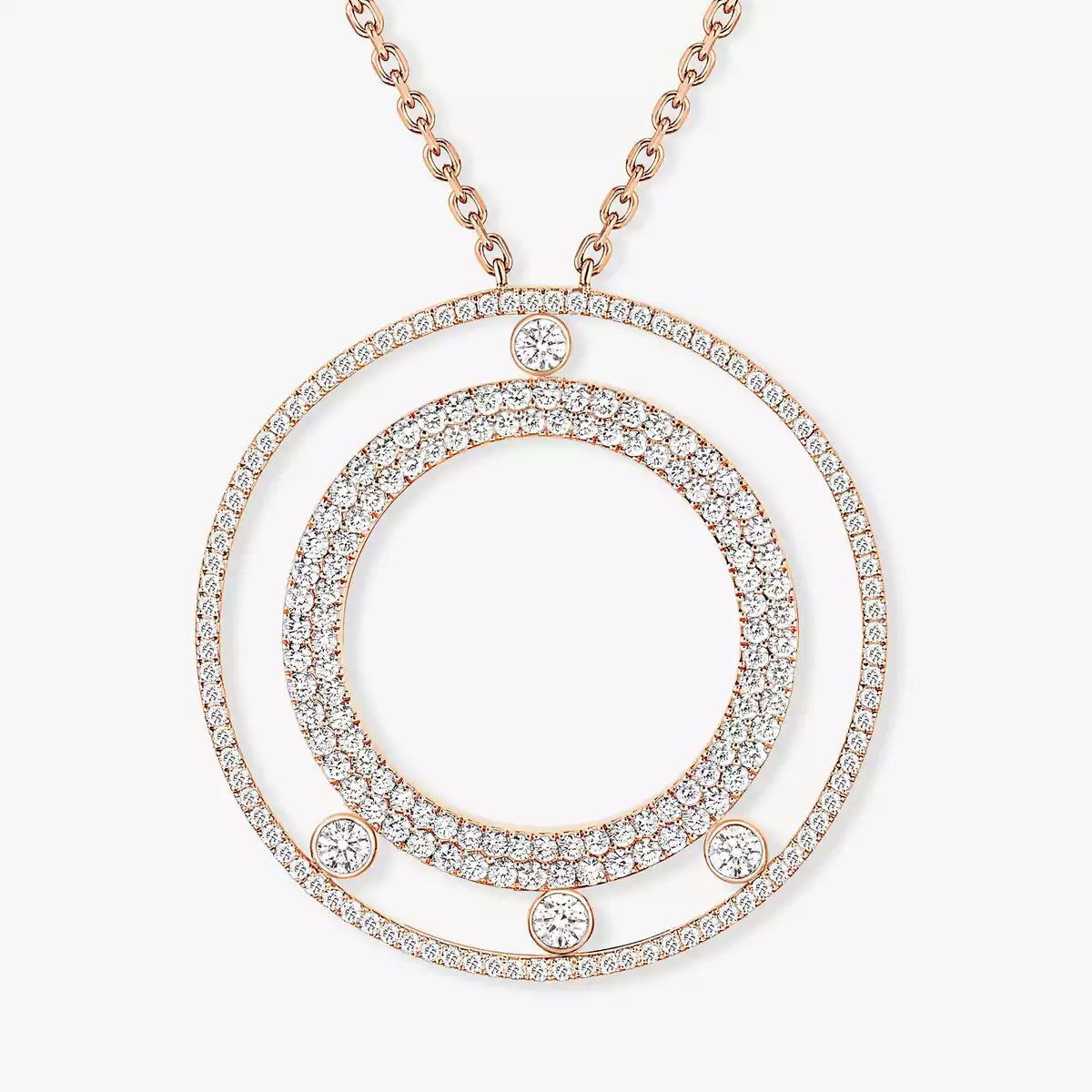 [AM]MOVE ROMANE LONG PAVÉ DIAMOND NECKLACE
