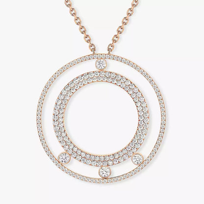 [AM]MOVE ROMANE LONG PAVÉ DIAMOND NECKLACE