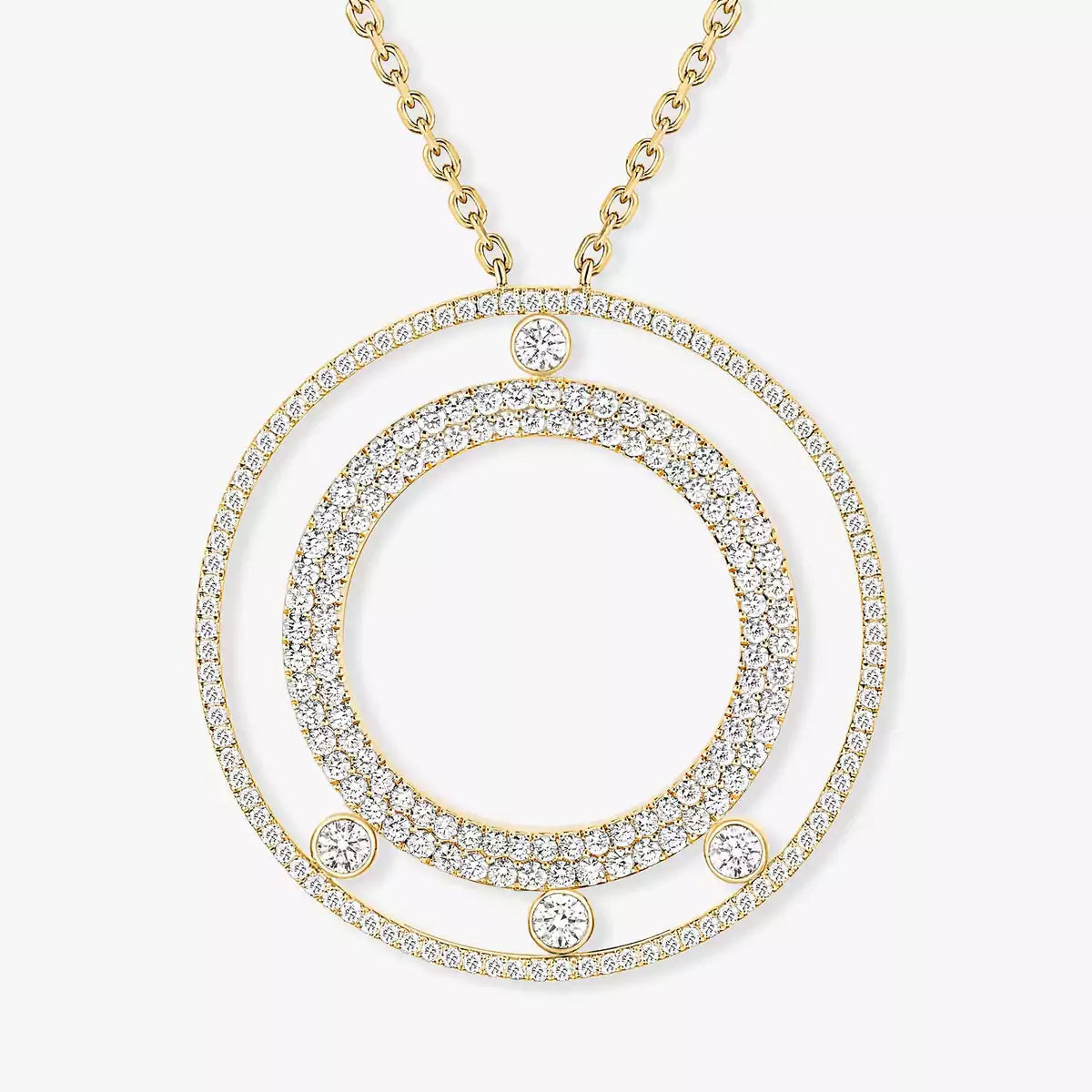 [AM]MOVE ROMANE LONG PAVÉ DIAMOND NECKLACE