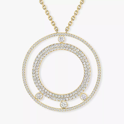 [AM]MOVE ROMANE LONG PAVÉ DIAMOND NECKLACE