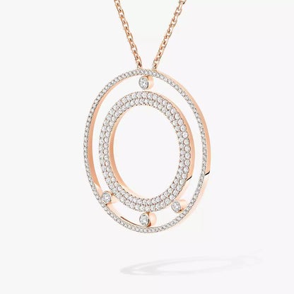 [AM]MOVE ROMANE LONG PAVÉ DIAMOND NECKLACE