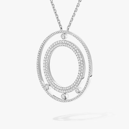 [AM]MOVE ROMANE LONG PAVÉ DIAMOND NECKLACE