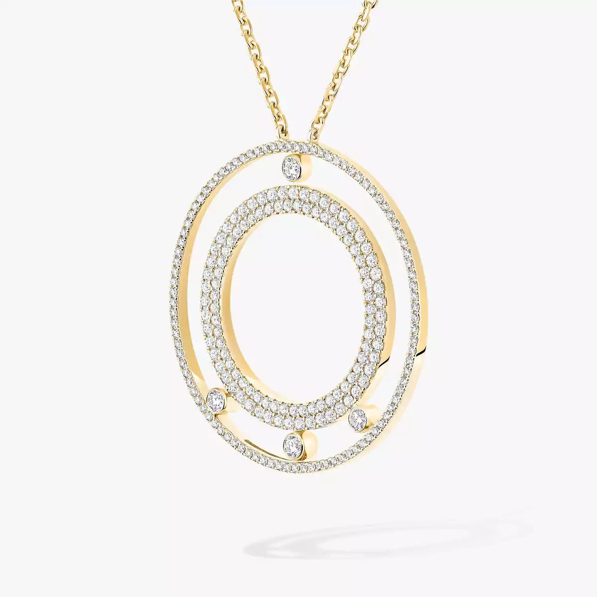 [AM]MOVE ROMANE LONG PAVÉ DIAMOND NECKLACE