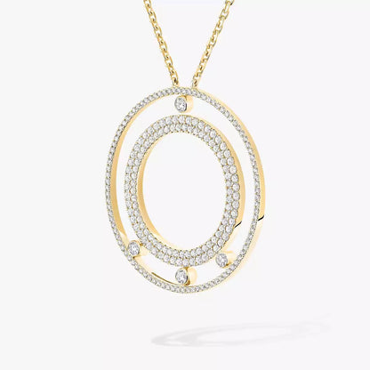 [AM]MOVE ROMANE LONG PAVÉ DIAMOND NECKLACE