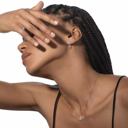 [AM]LUCKY EYE DIAMOND EARRINGS