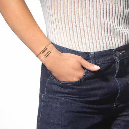 [AM]CARE(S) PAVÉ CORD BRACELET