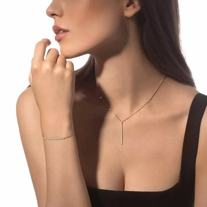 [AM]MY TWIN TOI & MOI DIAMOND THIN BANGLE