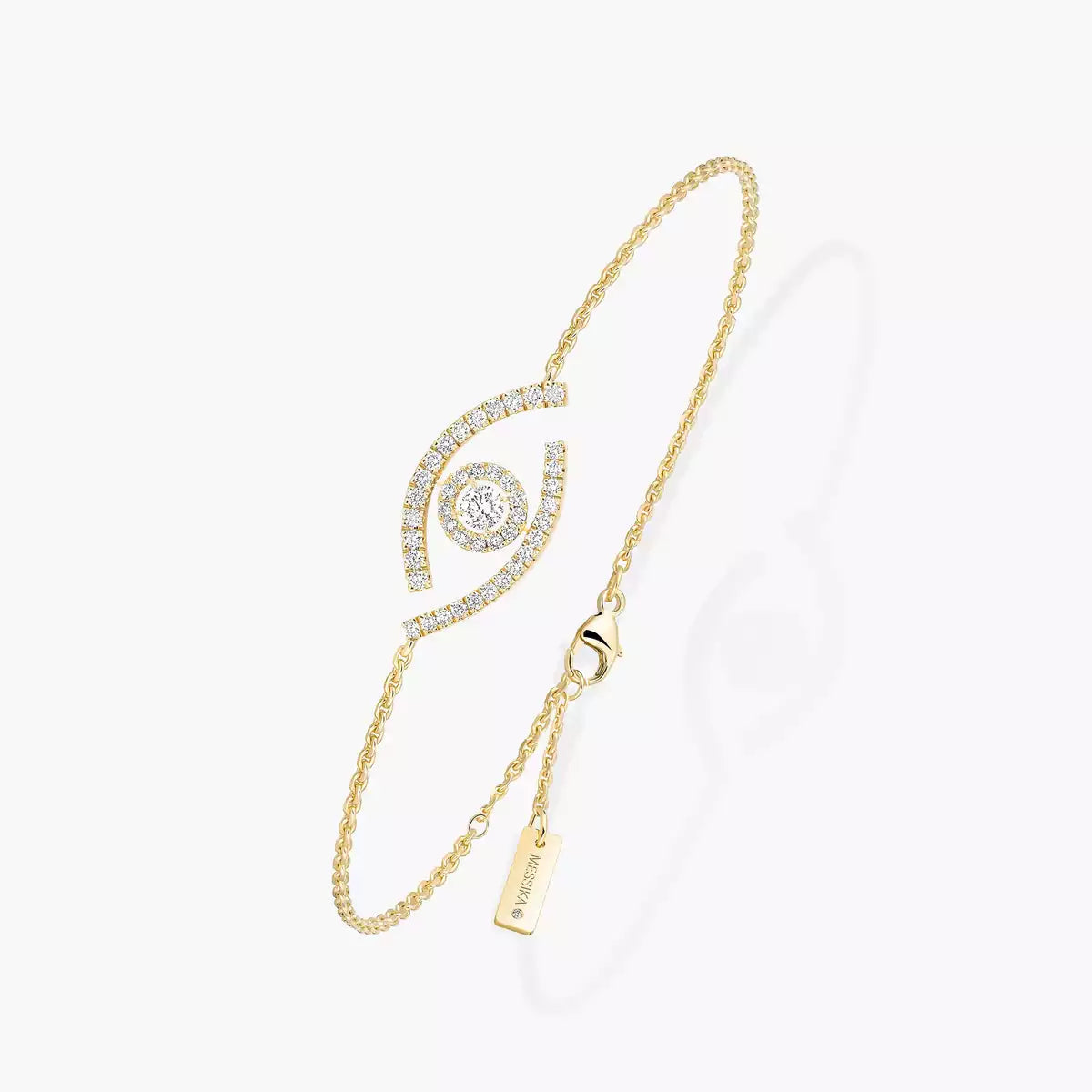 [AM]LUCKY EYE PAVÉ-SET DIAMOND BRACELET