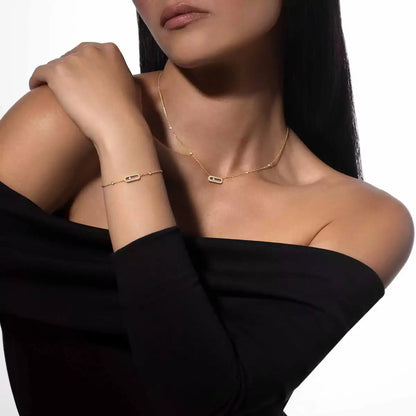 [AM]MOVE UNO DIAMOND BRACELET