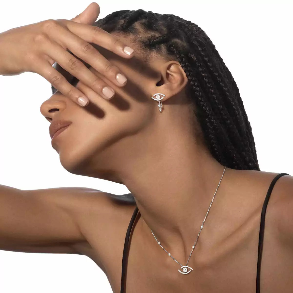 [AM]PAVÉ DIAMOND LUCKY EYE NECKLACE