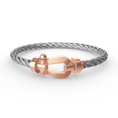[AM]FORCE LARGE HORSESHOE BRACELET - ROSE GOLD