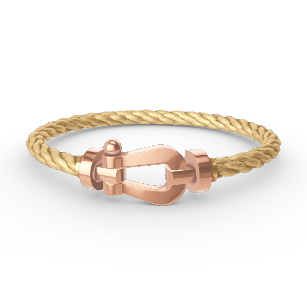 [AM]FORCE LARGE HORSESHOE BRACELET - ROSE GOLD