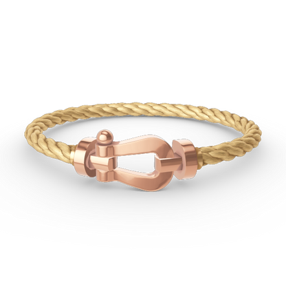 [AM]FORCE LARGE HORSESHOE BRACELET - ROSE GOLD