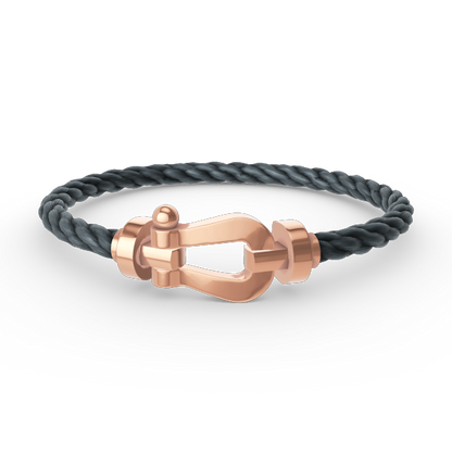 [AM]FORCE LARGE HORSESHOE BRACELET - ROSE GOLD