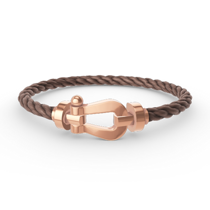 [AM]FORCE LARGE HORSESHOE BRACELET - ROSE GOLD