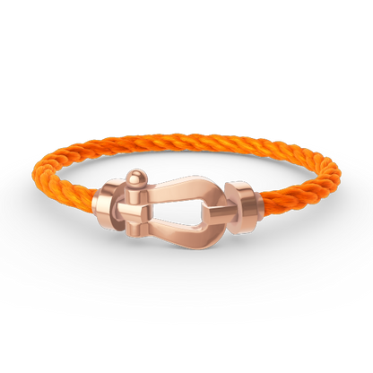 [AM]FORCE LARGE HORSESHOE BRACELET - ROSE GOLD