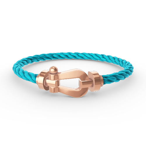 [AM]FORCE LARGE HORSESHOE BRACELET - ROSE GOLD