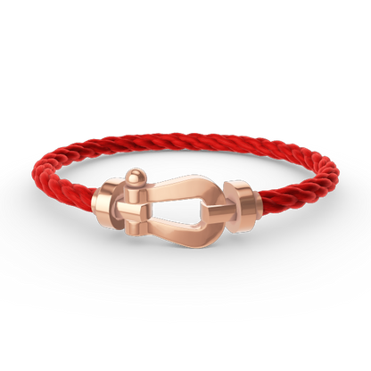 [AM]FORCE LARGE HORSESHOE BRACELET - ROSE GOLD