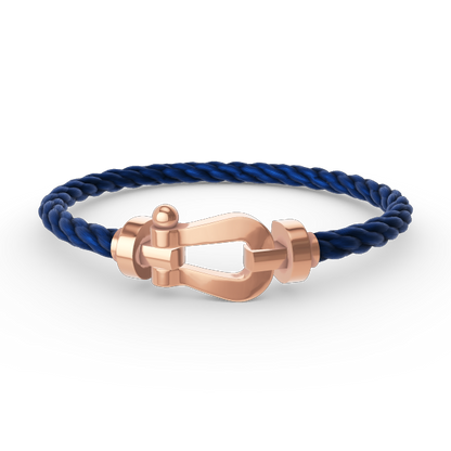 [AM]FORCE LARGE HORSESHOE BRACELET - ROSE GOLD