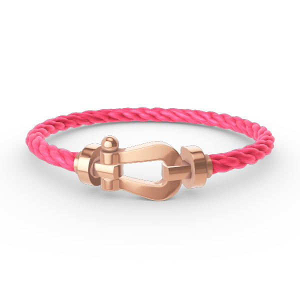 [AM]FORCE LARGE HORSESHOE BRACELET - ROSE GOLD