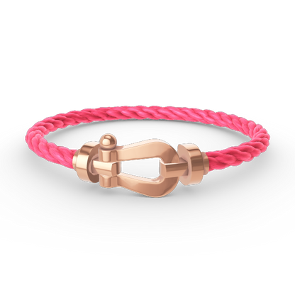 [AM]FORCE LARGE HORSESHOE BRACELET - ROSE GOLD